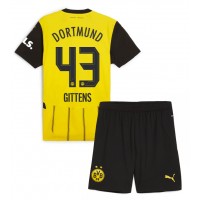 Borussia Dortmund Jamie Bynoe-Gittens #43 Heimtrikotsatz Kinder 2024-25 Kurzarm (+ Kurze Hosen)